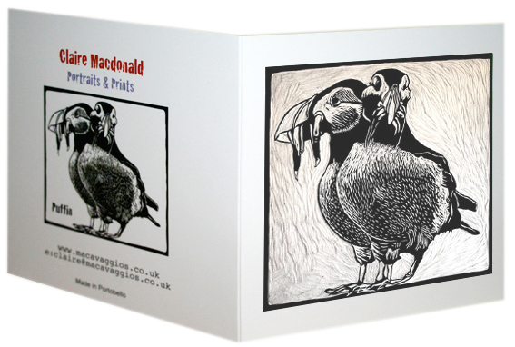 woodcut card photo